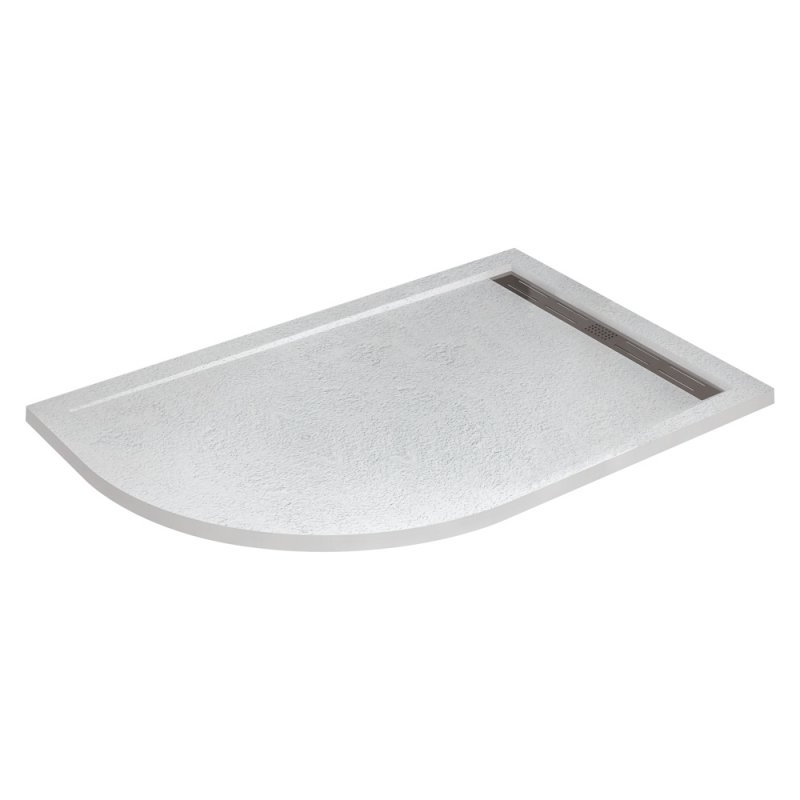 Поддон из искусственного мрамора 120х90 Cezares TRAY-AS-RH-120/90-550-30-W-R без сифона