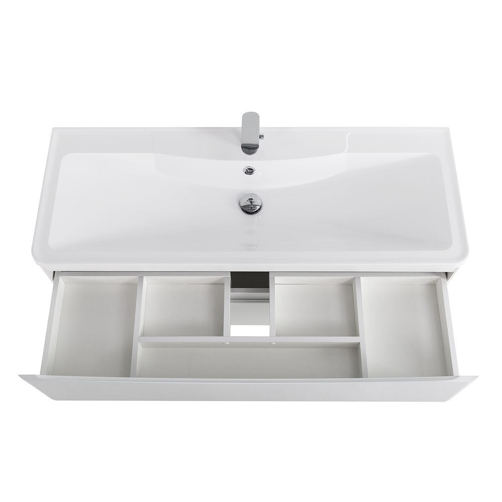 Тумба подвесная под раковину BelBagno ACQUA-1200-2C-SO-BL 120 см Bianco Lucido 