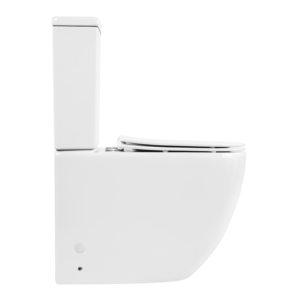 Унитаз-компакт безободковый BelBagno AMANDA BB051CPR+BB051T