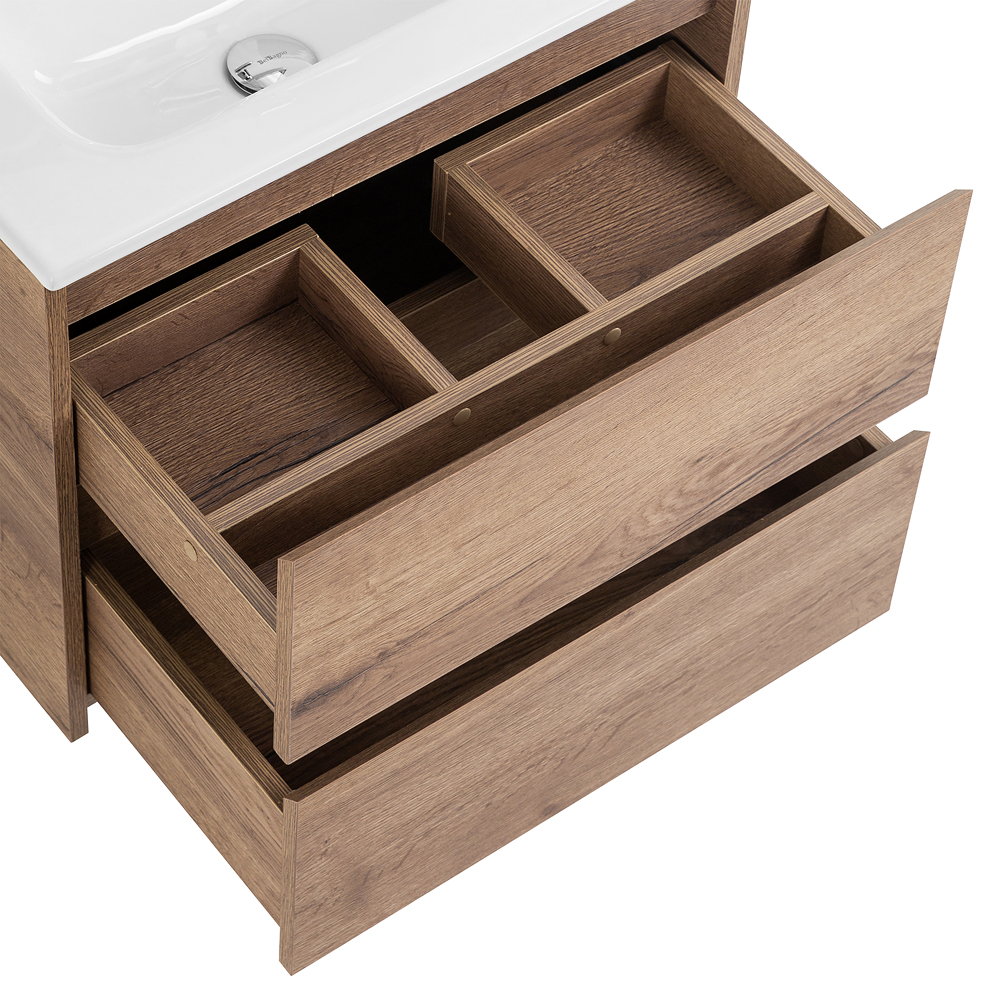 Тумба подвесная с раковиной BelBagno KRAFT 39-600/390-2C-SO-RT