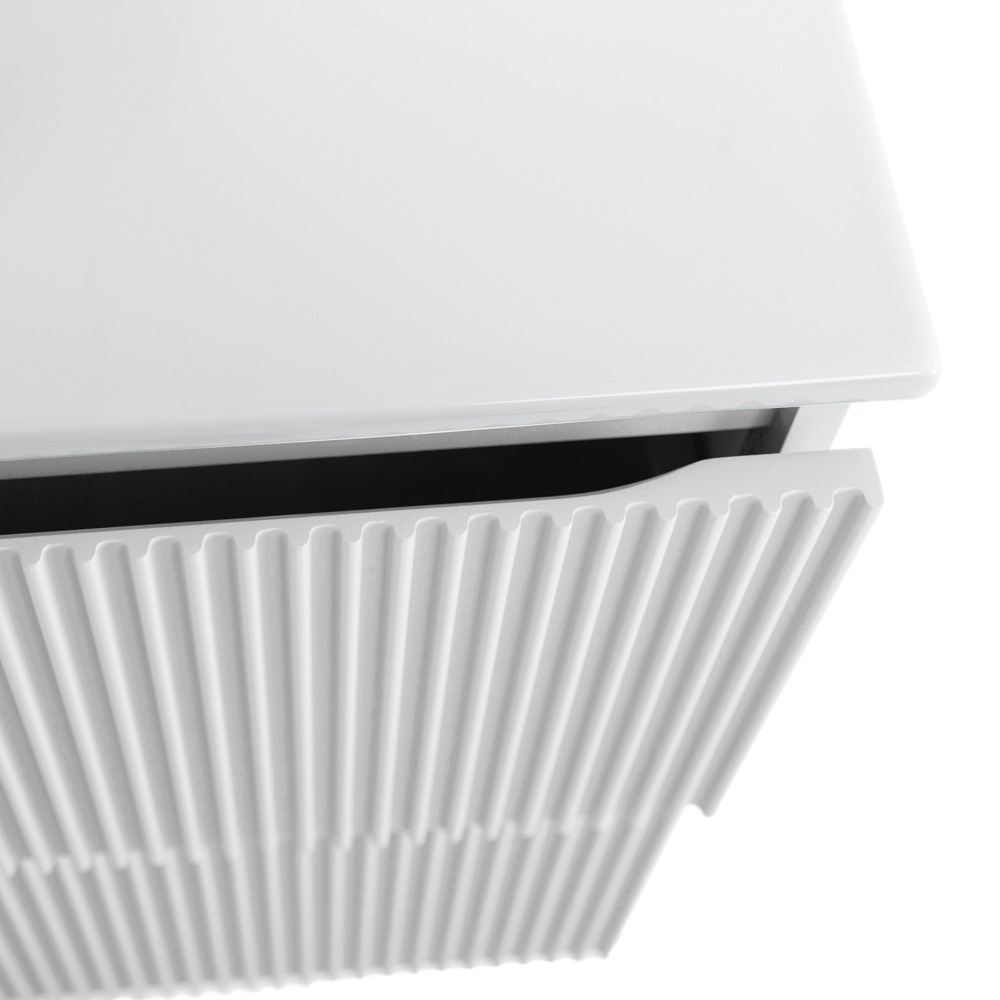 Тумба с раковиной подвесная BelBagno UNO-1000-2C-SO-BO Bianco Opaco, раковина белая BB-8099-100