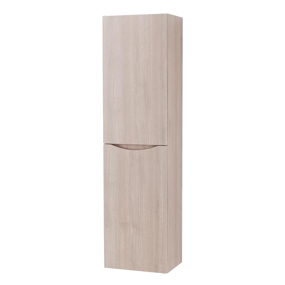Пенал подвесной BelBagno FLY-MARINO-1500-2A-SC-RG-P-L левосторонний, Rovere Grigio