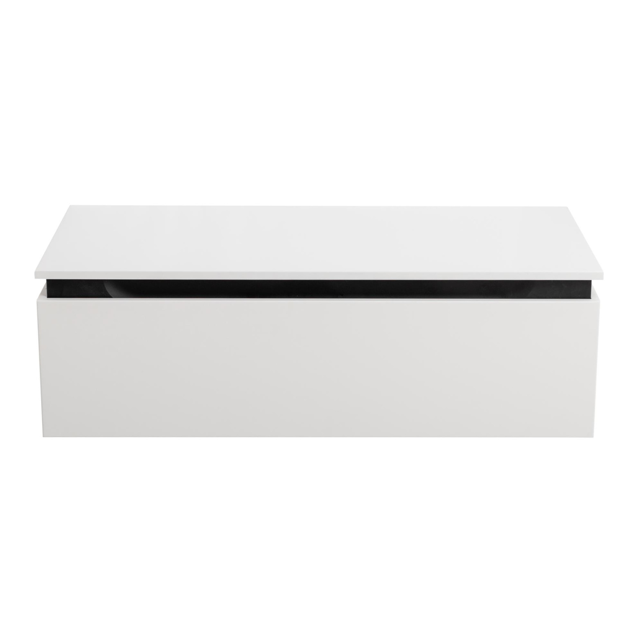 купить Тумба напольная с одним выкатным ящиком Cezares SLIDER-1000-1C-PI-BO Bianco Opaco 