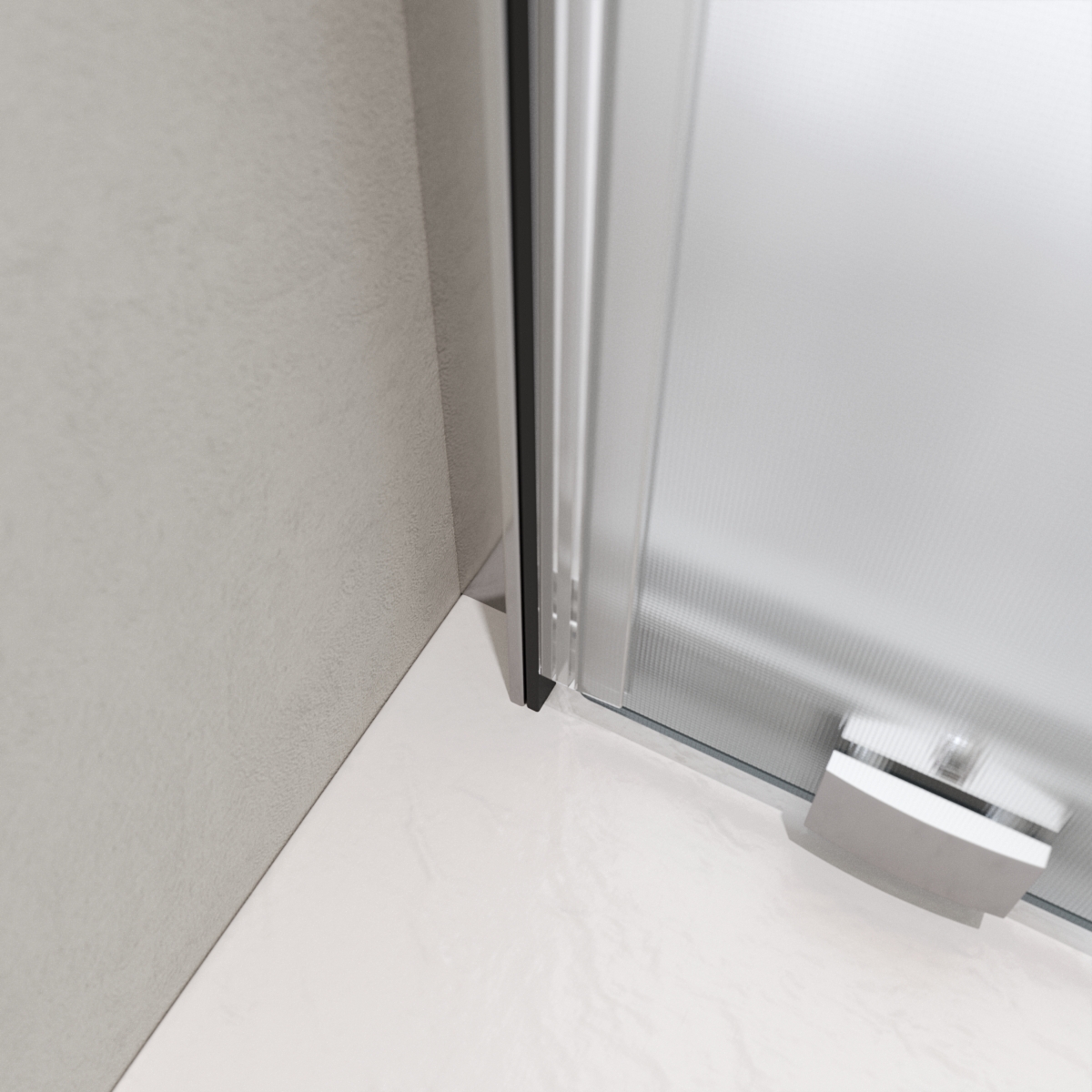 Дверь в проём BelBagno LUCE-BF-1-120-P-Cr