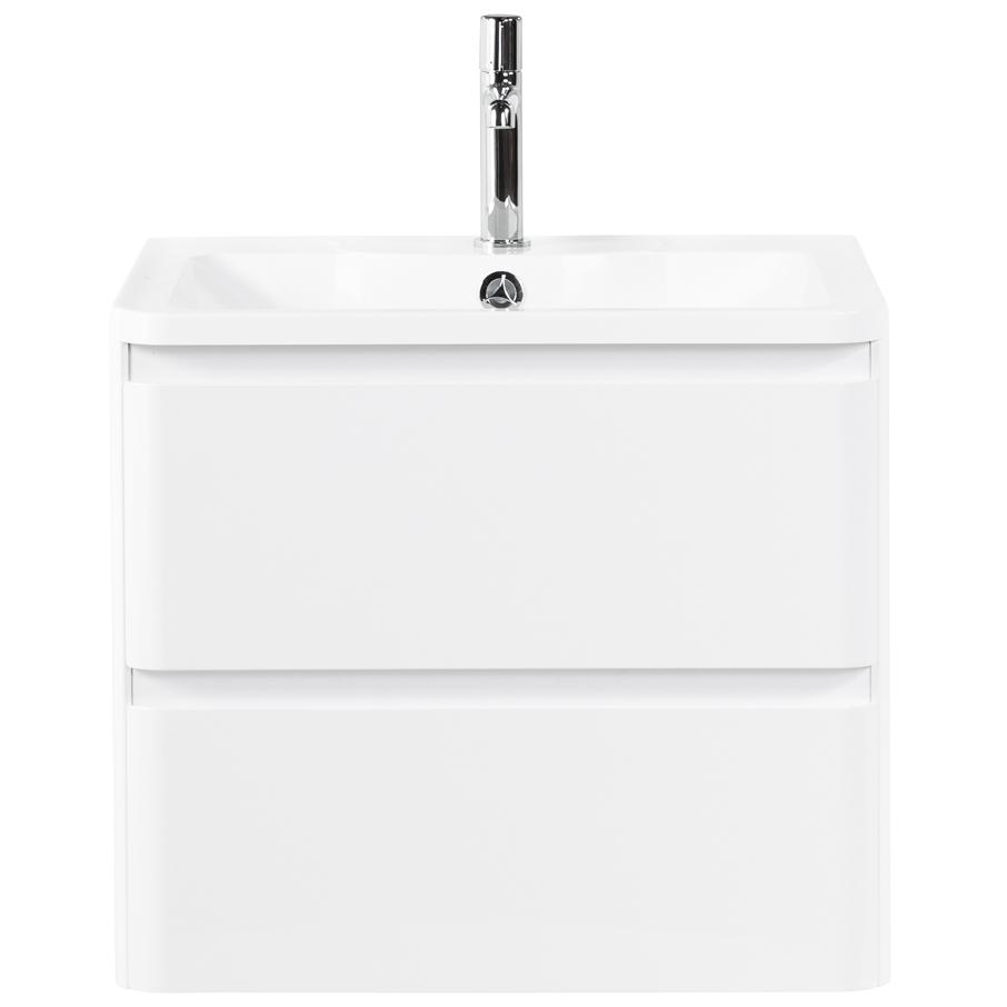 Тумба подвесная с раковиной BelBagno ALBANO-700-2C-SO-BL Bianco Lucido, раковина BB700/455-LV-MR-ALR