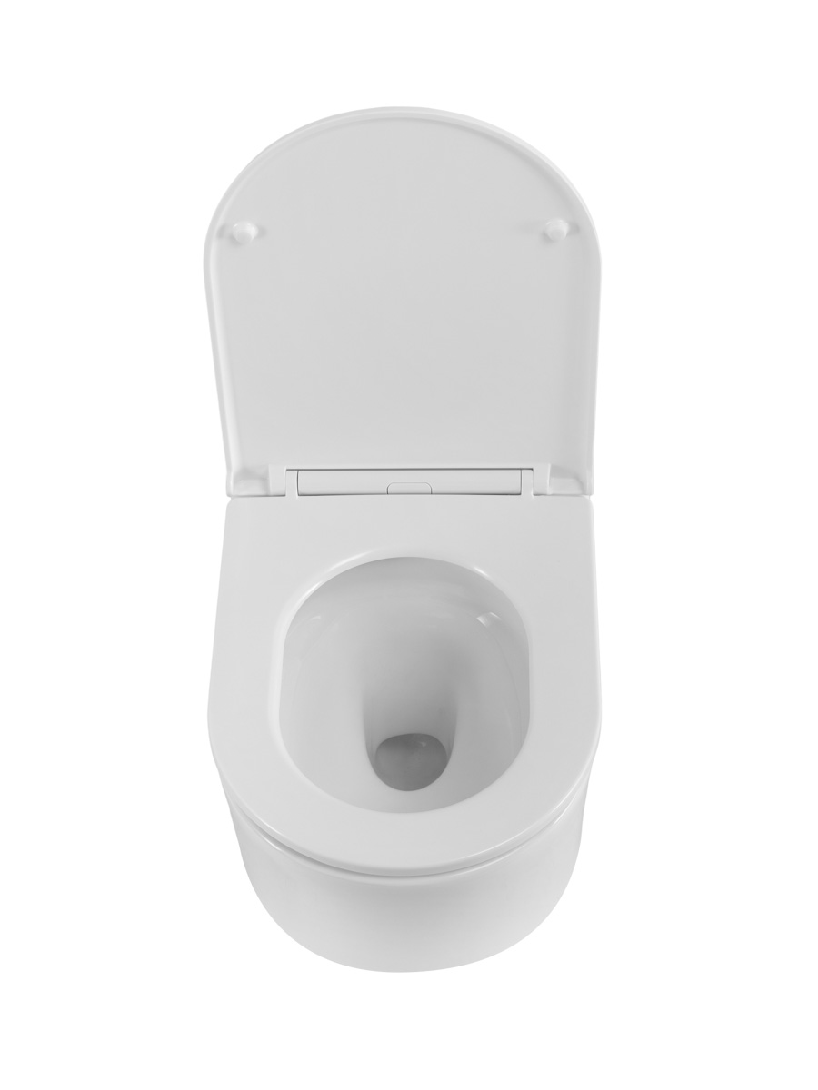 Унитаз подвесной BelBagno UNIQUE BB007CH-TOR/SC безободковый с сиденьем и смывом TORNADO
