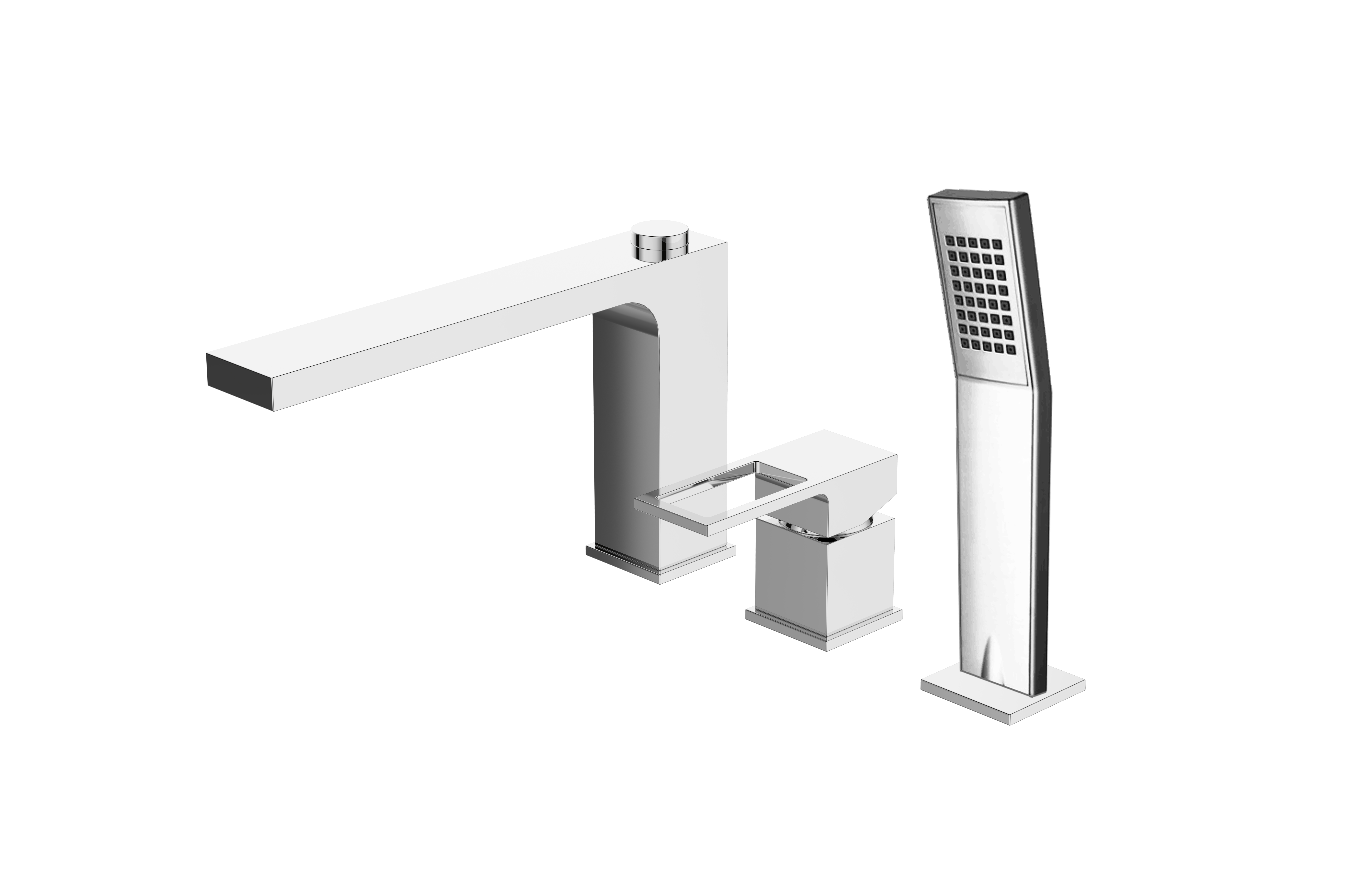 купить Смеситель BelBagno ROMANO на борт ванны ROM-BVD-CRM 
