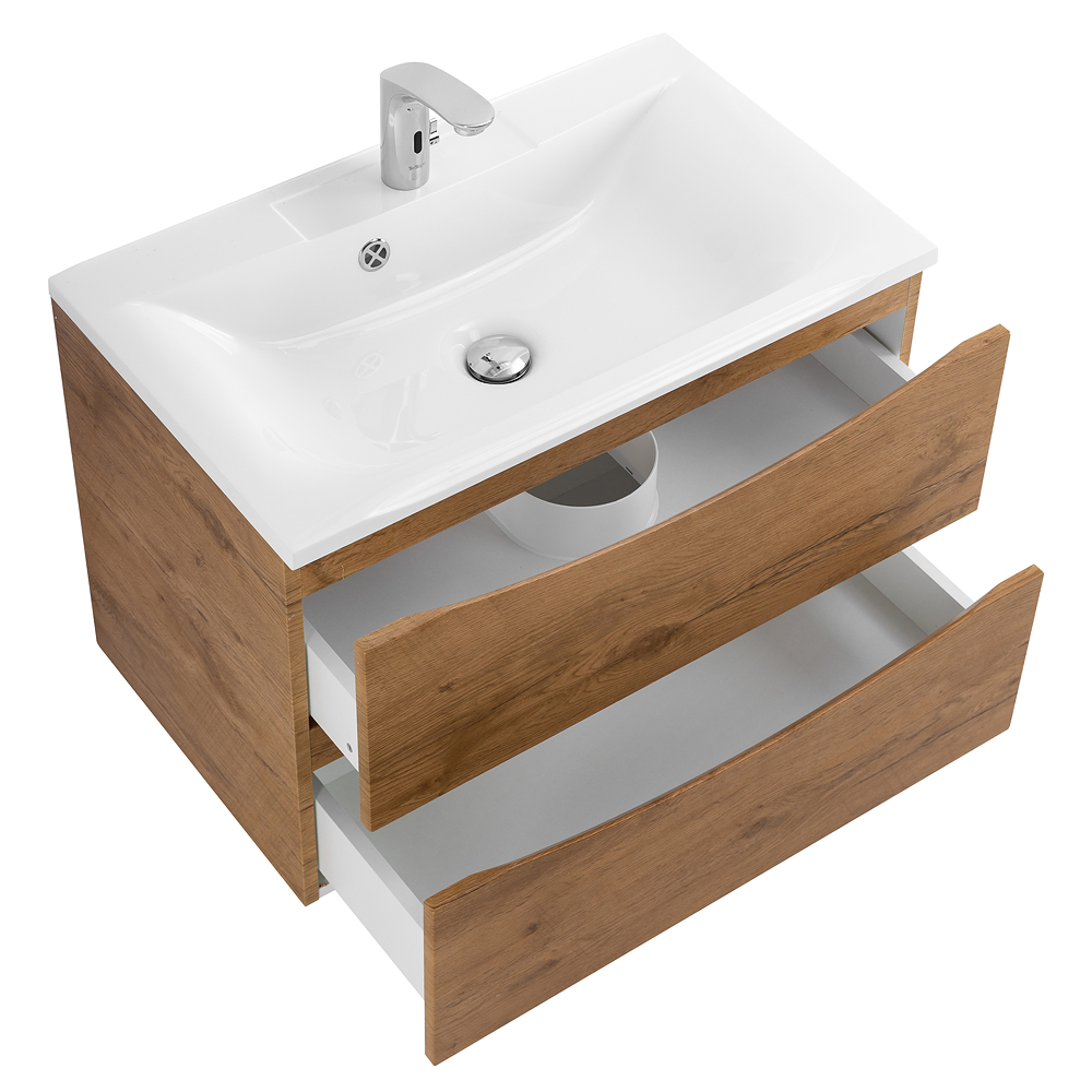 Тумба подвесная с раковиной BelBagno MARINO-650-2C-SO-RN-P