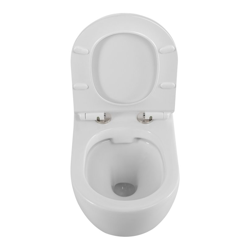 Унитаз подвесной Cezares STYLUS CZR-513-TH-R безободковый с сиденьем CZR-076-SC