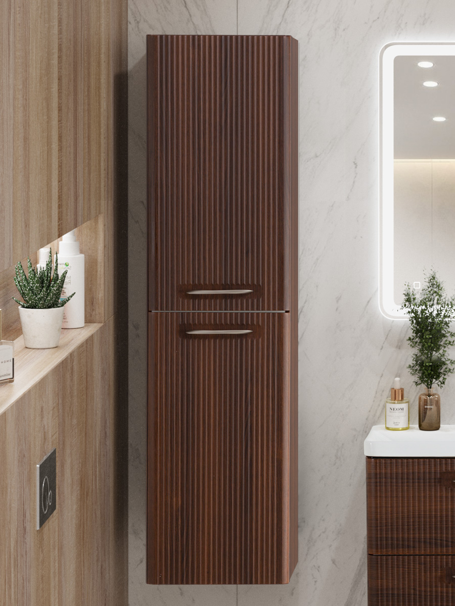 купить Пенал BelBagno DUE-1500-2A-SC-NOCE-P Орех (Noce) 