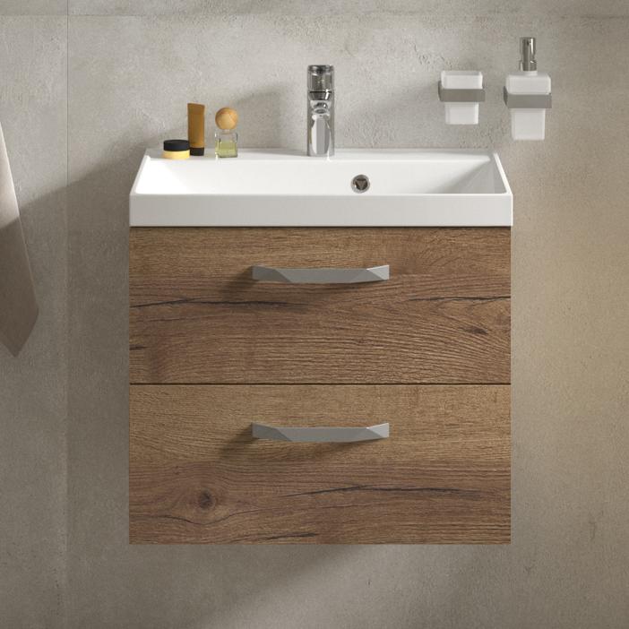 купить Тумба с раковиной BelBagno AURORA-600-2C-SO-RT 