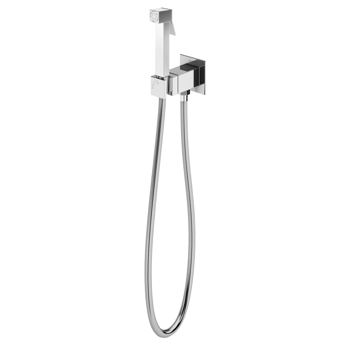 Встроенный смеситель CEZARES PORTA-DIF-01 с гигиеническим душем, хром