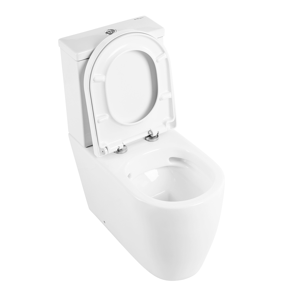 Унитаз-компакт безободковый BelBagno MARINO BB105CPR + BB105T
