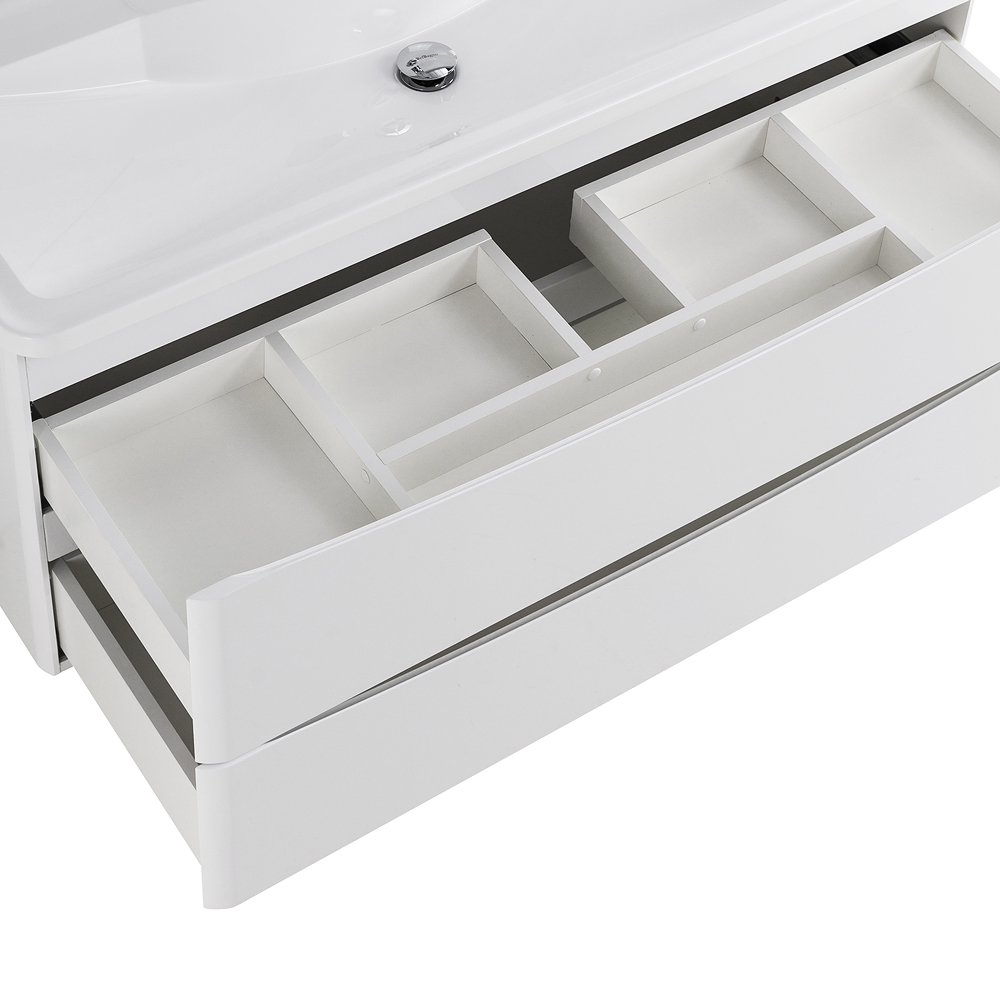 Тумба подвесная под раковину BelBagno ACQUA-1200-2C-SO-BL 120 см Bianco Lucido 