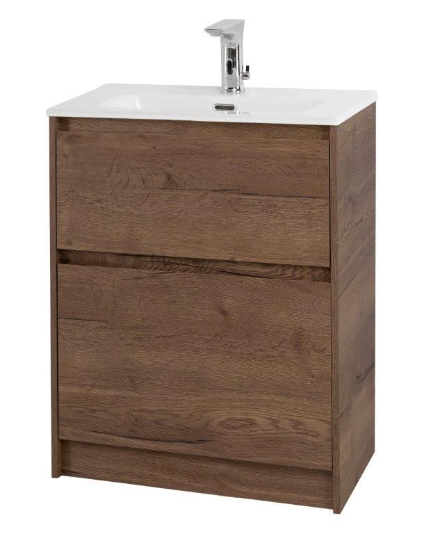 Тумба напольная с раковиной BelBagno KRAFT39-500/390-2C-PIA-RT