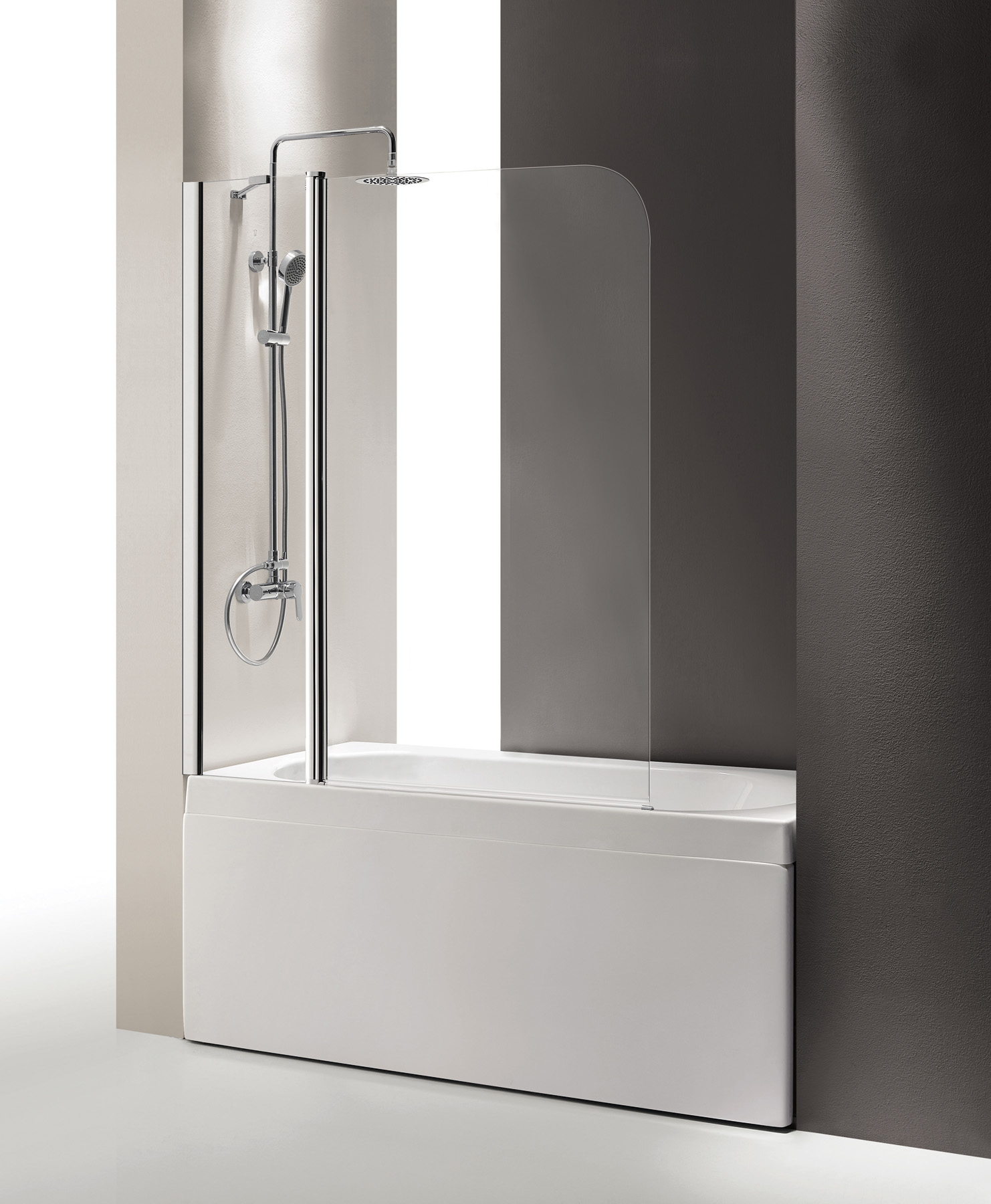 купить Шторка на ванну Cezares ECO-O-V-11-120/140-C-Cr 