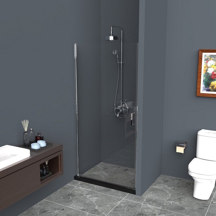 Дверь в проём BelBagno UNO-B-1-80-C-Cr