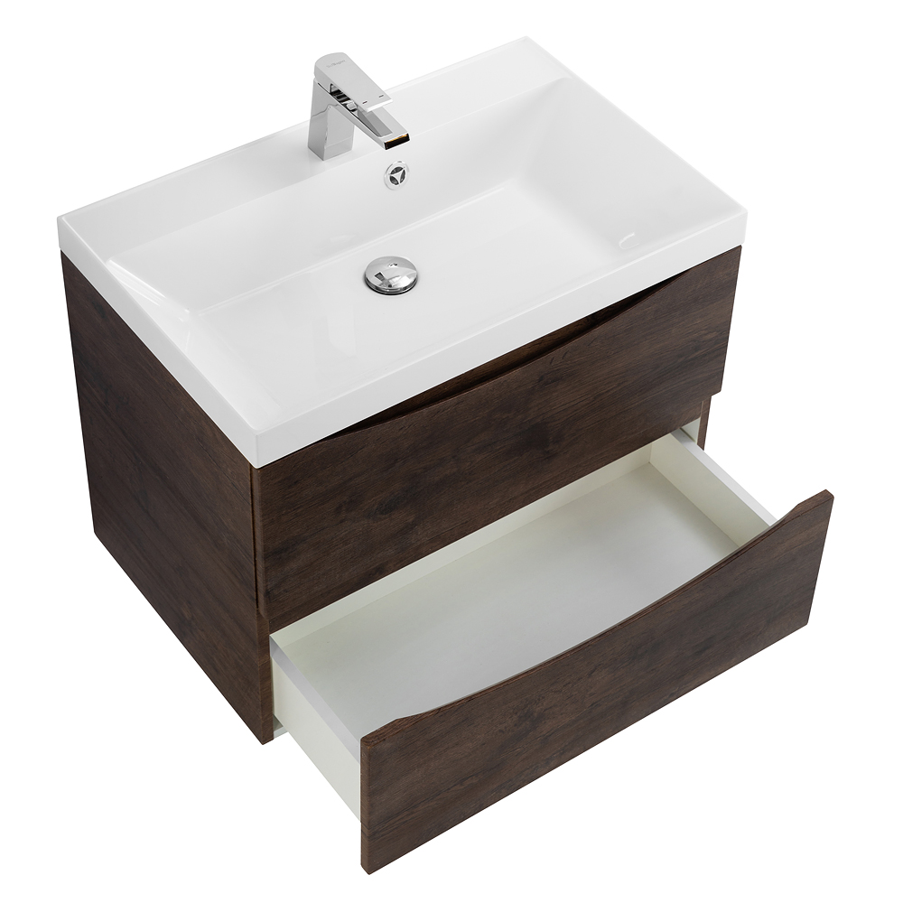 Тумба подвесная с раковиной BelBagno MARINO-600-2C-SO-RW-P