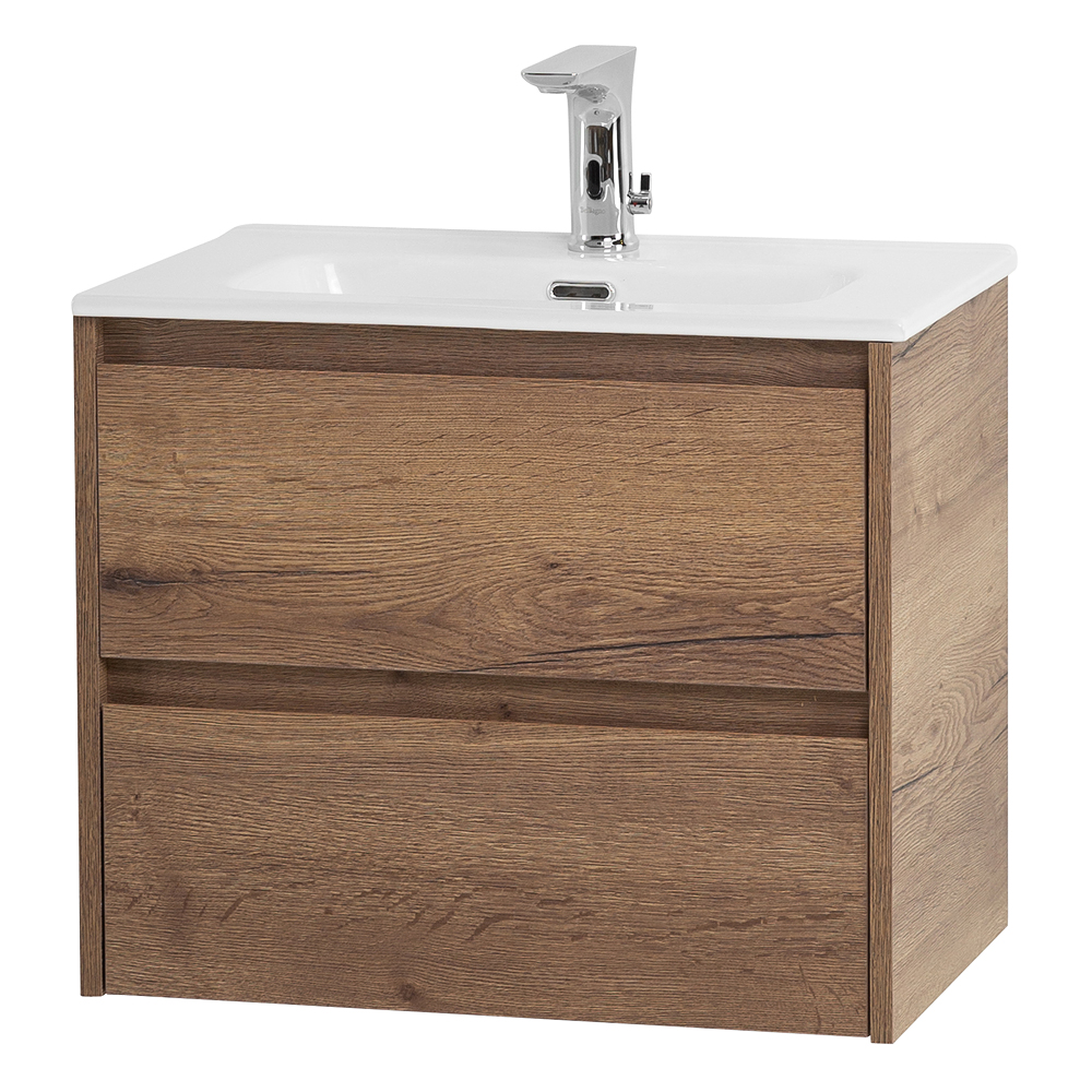 Тумба подвесная с раковиной BelBagno KRAFT 39-500/390-2C-SO-RT