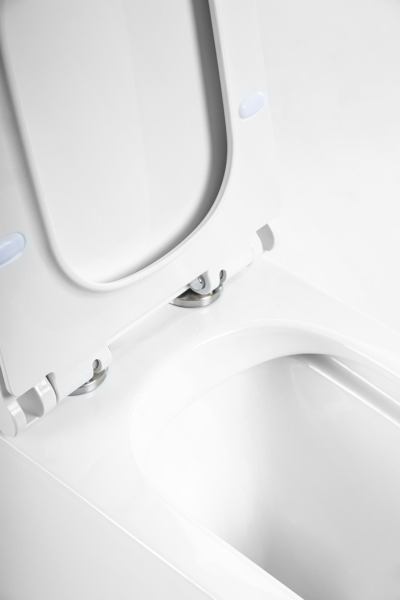 Унитаз-компакт безободковый с сиденьем BelBagno ARDENTE-R BB02093CPR/SC + BB02093T