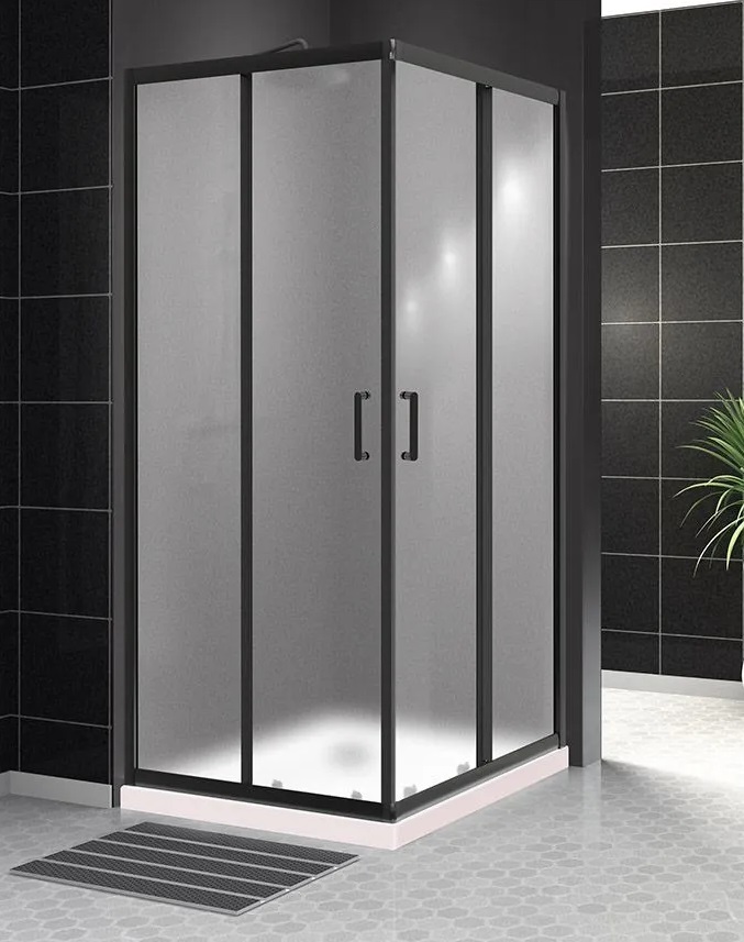 купить Душевой уголок BelBagno UNO-195-A-2-90-P-NERO 