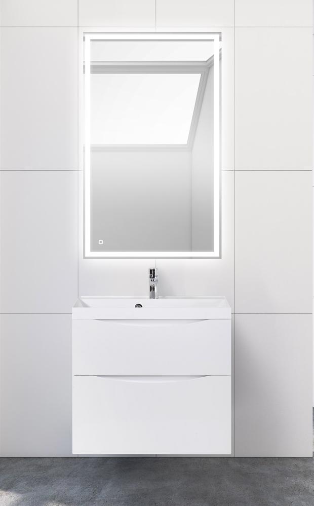 купить Тумба подвесная с раковиной BelBagno MARINO-H60-700-2C-SO-BL-P 