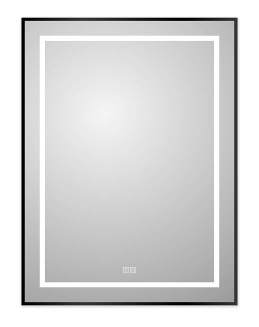 купить Зеркало BelBagno SPC-KRAFT-600-800-LED-TCH-WARM-NERO 