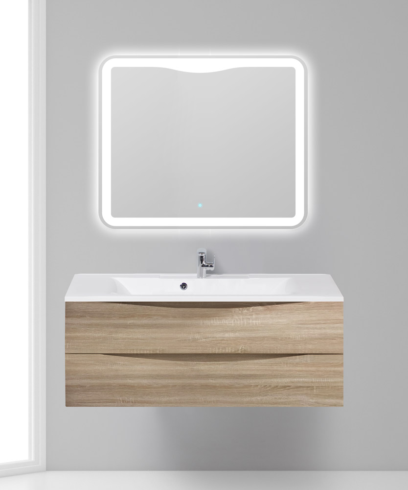 купить Тумба подвесная с раковиной BelBagno MARINO-1200-2C-SO-WO-P 