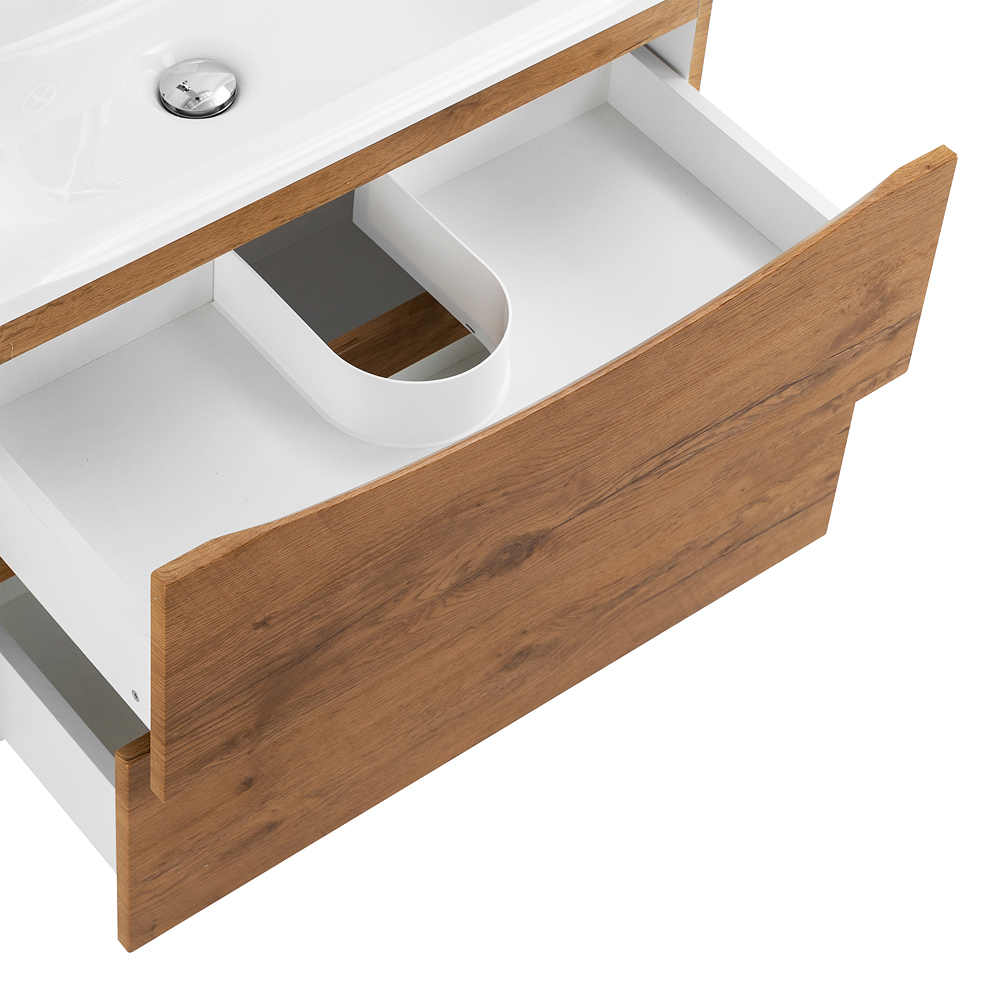 Тумба подвесная с раковиной BelBagno MARINO-750-2C-SO-RN-P