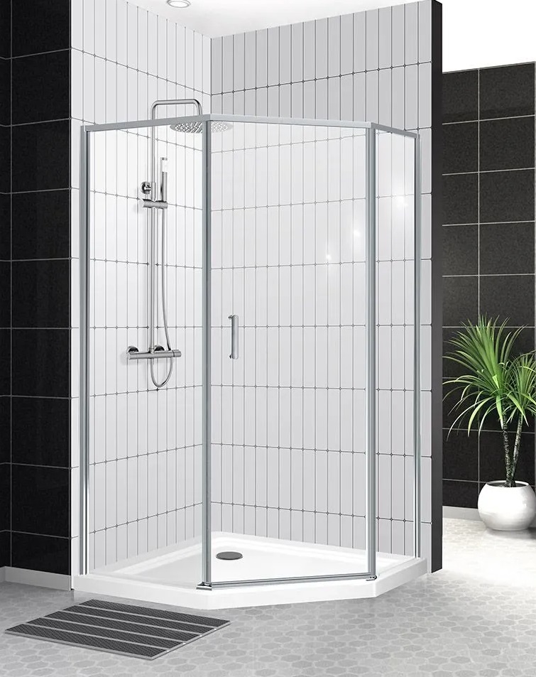 Душевой уголок BelBagno UNO-195-PH-1-100/80-C-Cr