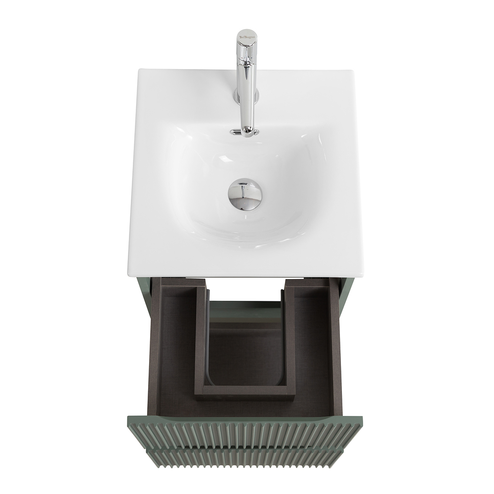 Тумба под раковину подвесная BelBagno UNO-MINI-400-2C-SO-VO