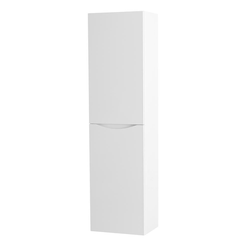 Пенал подвесной BelBagno FLY-MARINO-1500-2A-SC-BL-P-L левосторонний, Bianco Lucido