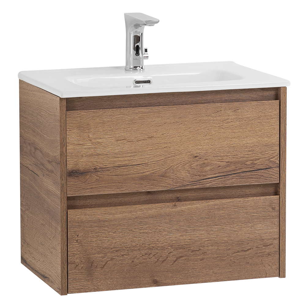 Тумба подвесная с раковиной BelBagno KRAFT 39-500/390-2C-SO-RT