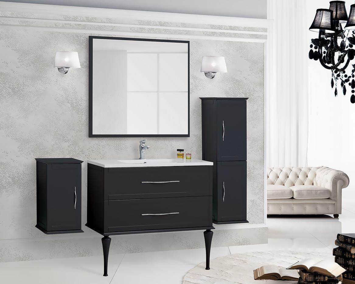 купить Мебель для ванной Cezares TIFFANY 100 Nero grafite 