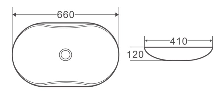 Раковина накладная BelBagno BB1334