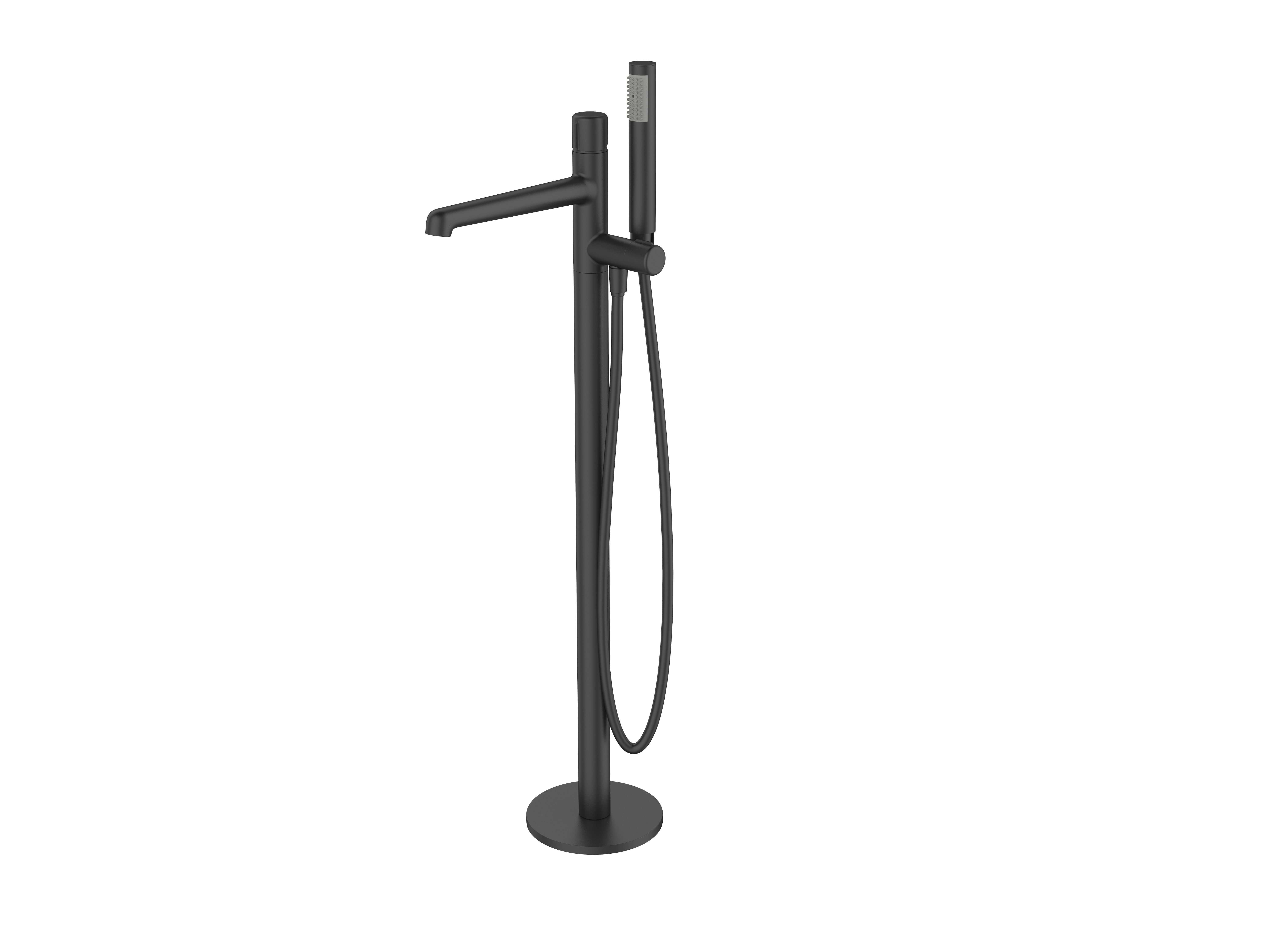 купить Напольный смеситель для ванны BelBagno UNO-FMT-NERO 