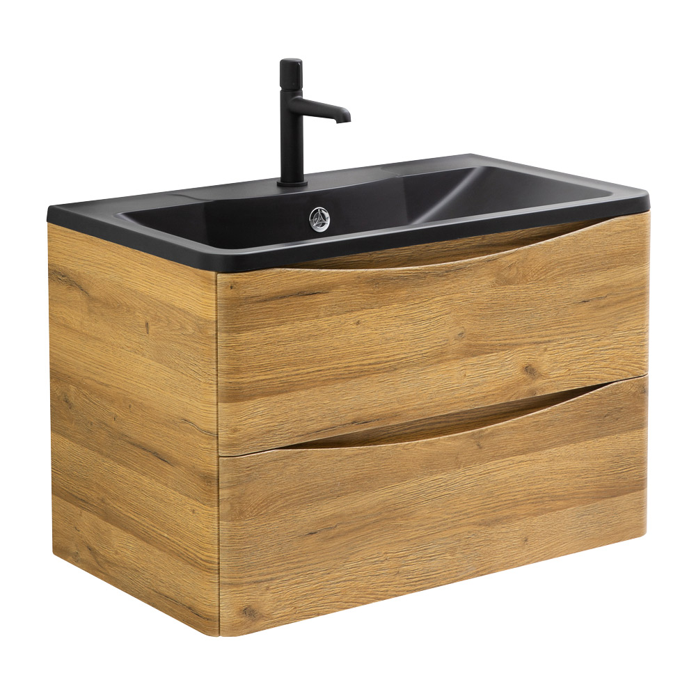 Мебель для ванной комнаты подвесная BelBagno ACQUA-1000-2C-SO-RR 100 см Rovere Rustico