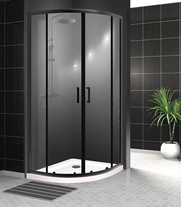 Душевой уголок BelBagno UNO-195-R-2-100-C-NERO