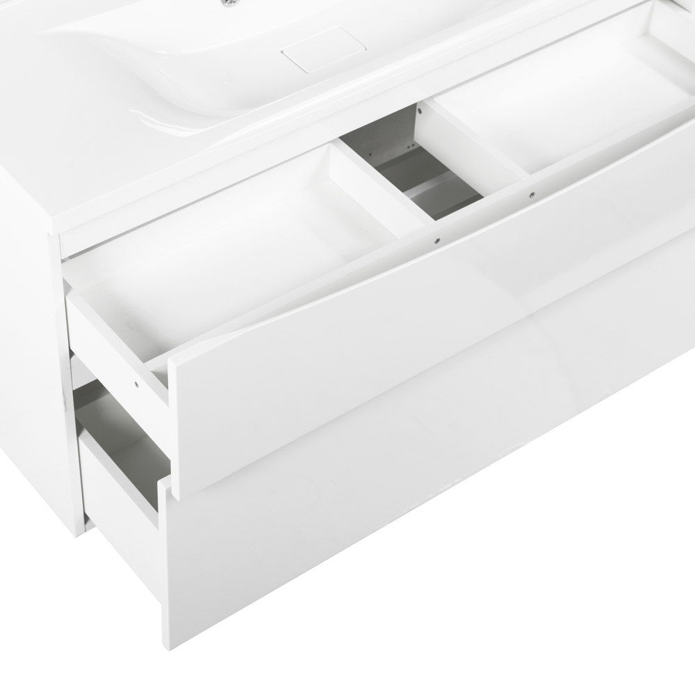 Тумба подвесная с раковиной BelBagno MARINO-H60-1000-2C-SO-BL-P
