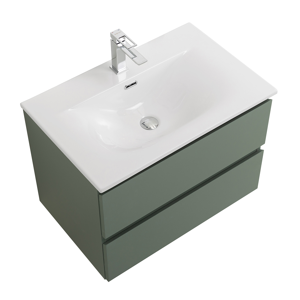 Тумба с раковиной подвесная BelBagno KRAFT-700-2C-SO-VO Еловый матовый, раковина белая BB-8099-70