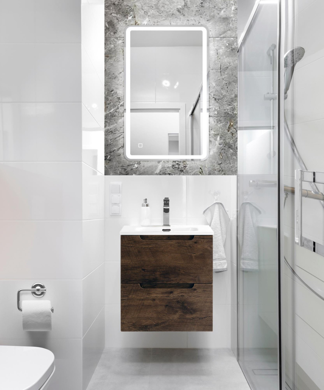 Мебель для ванной комнаты BelBagno ETNA-500-2C-SO-RW