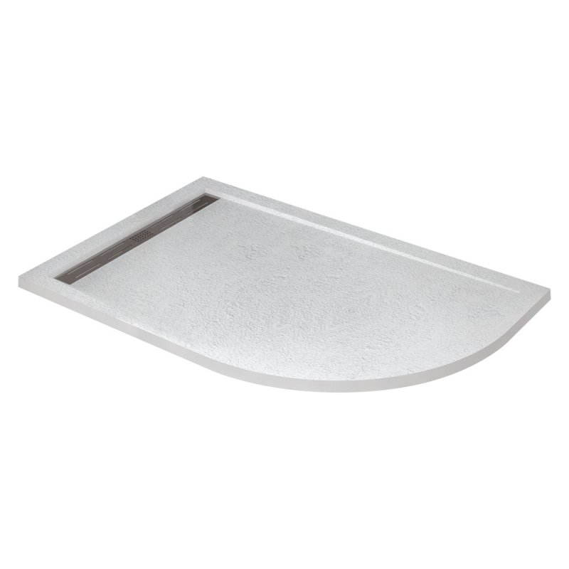 Поддон из искусственного мрамора 120х90 Cezares TRAY-AS-RH-120/90-550-30-W-L без сифона