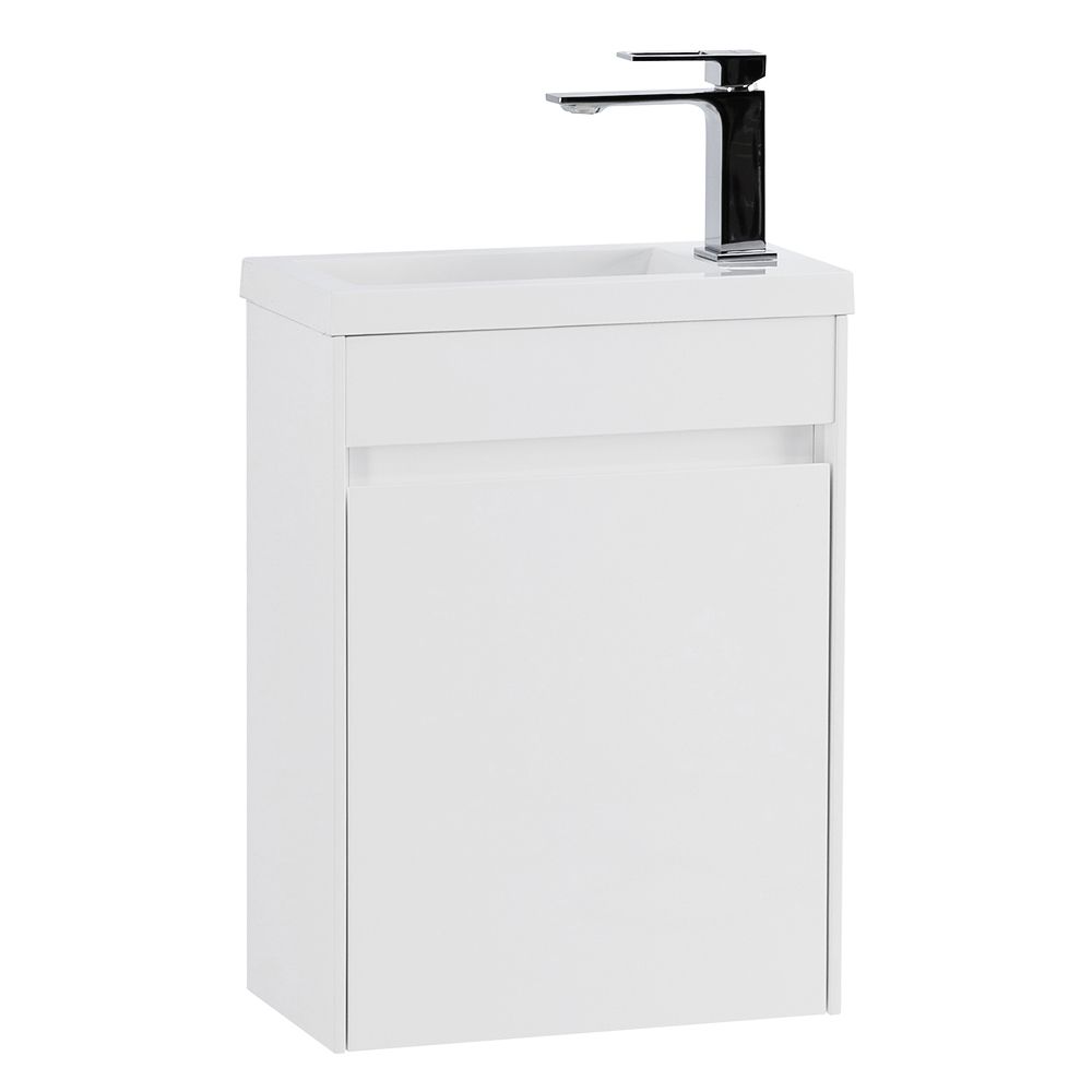 Тумба подвесная под раковину BelBagno PIETRA MINI-400-1A-SO-BL-R
