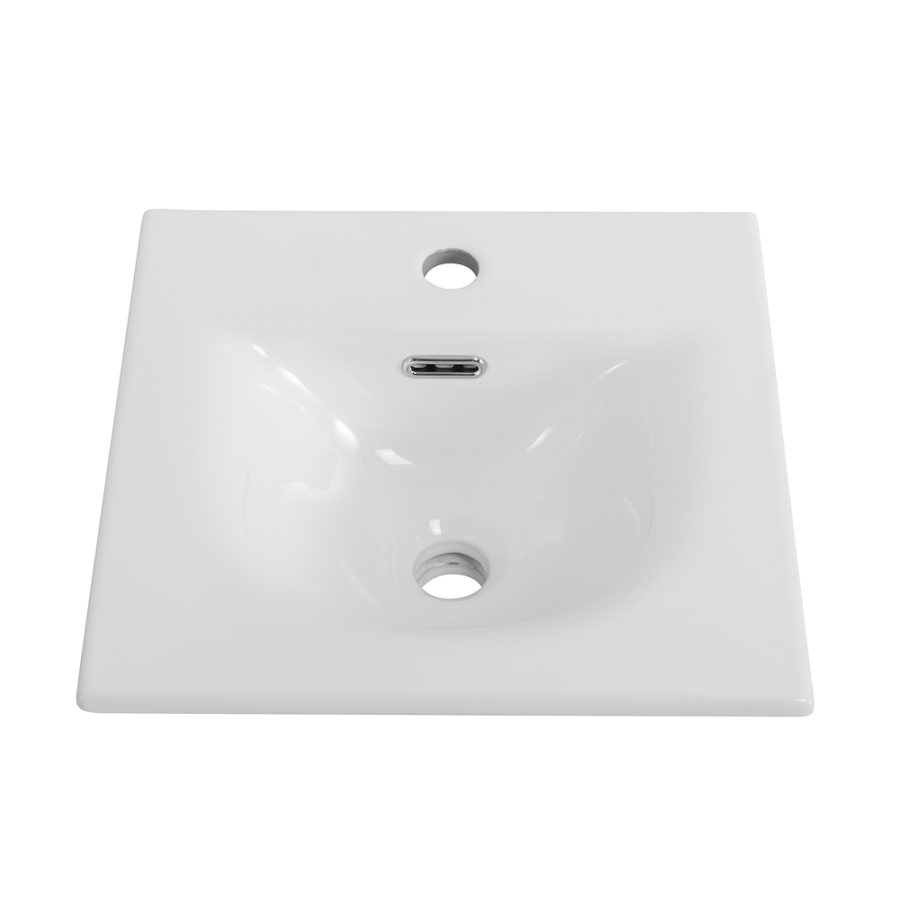 Тумба с раковиной подвесная BelBagno UNO-MINI-400-2C-SO-VO Еловый матовый, раковина белая BB-8099-3-40