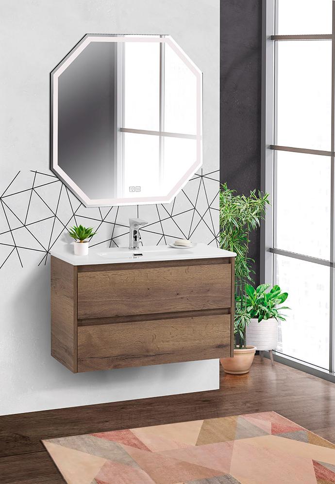 Тумба подвесная с раковиной BelBagno KRAFT 39-800/390-2C-SO-RT