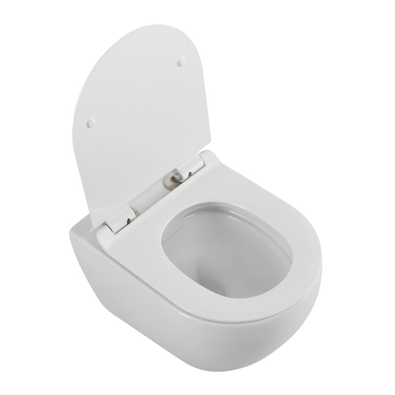 Унитаз подвесной Cezares STYLUS CZR-513-TH-R безободковый с сиденьем CZR-076-SC