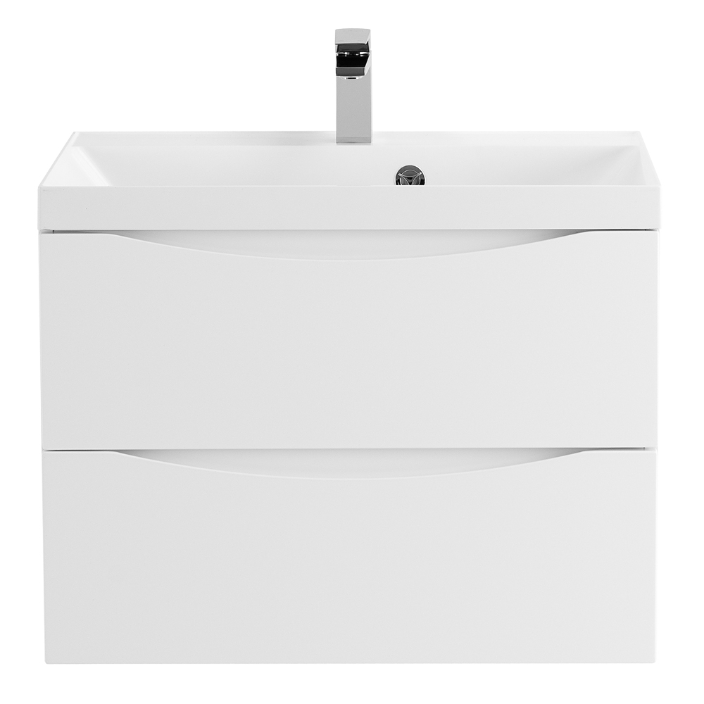 Тумба подвесная с раковиной BelBagno MARINO-600-2C-SO-BL-P