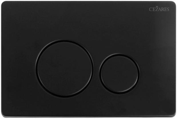 Кнопка смыва CEZARES CZR-310R-NOP, черный матовый