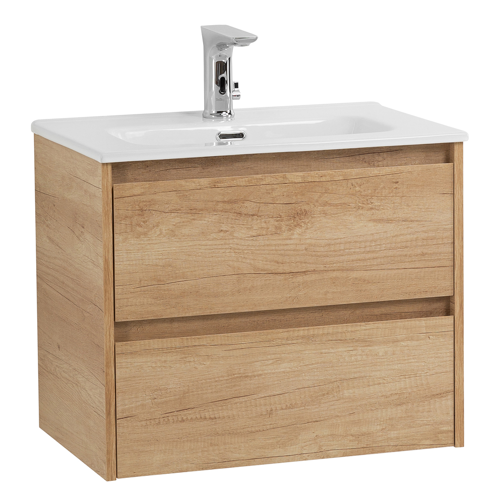 Тумба подвесная с раковиной BelBagno KRAFT 39-700/390-2C-SO-RNN