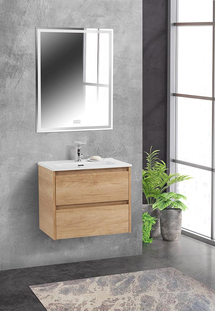 Тумба подвесная с раковиной BelBagno KRAFT 39-700/390-2C-SO-RNN